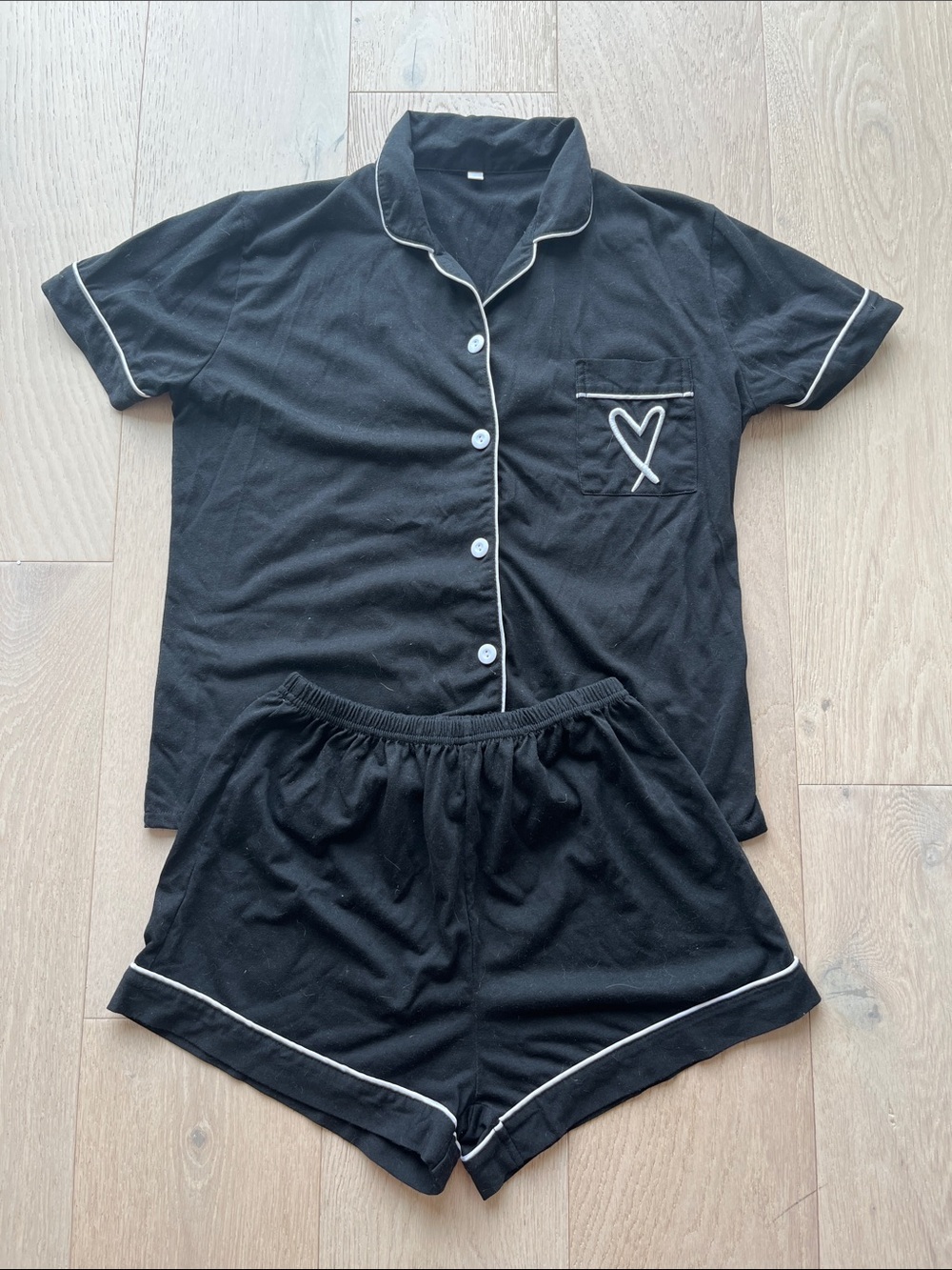 Black pajama set